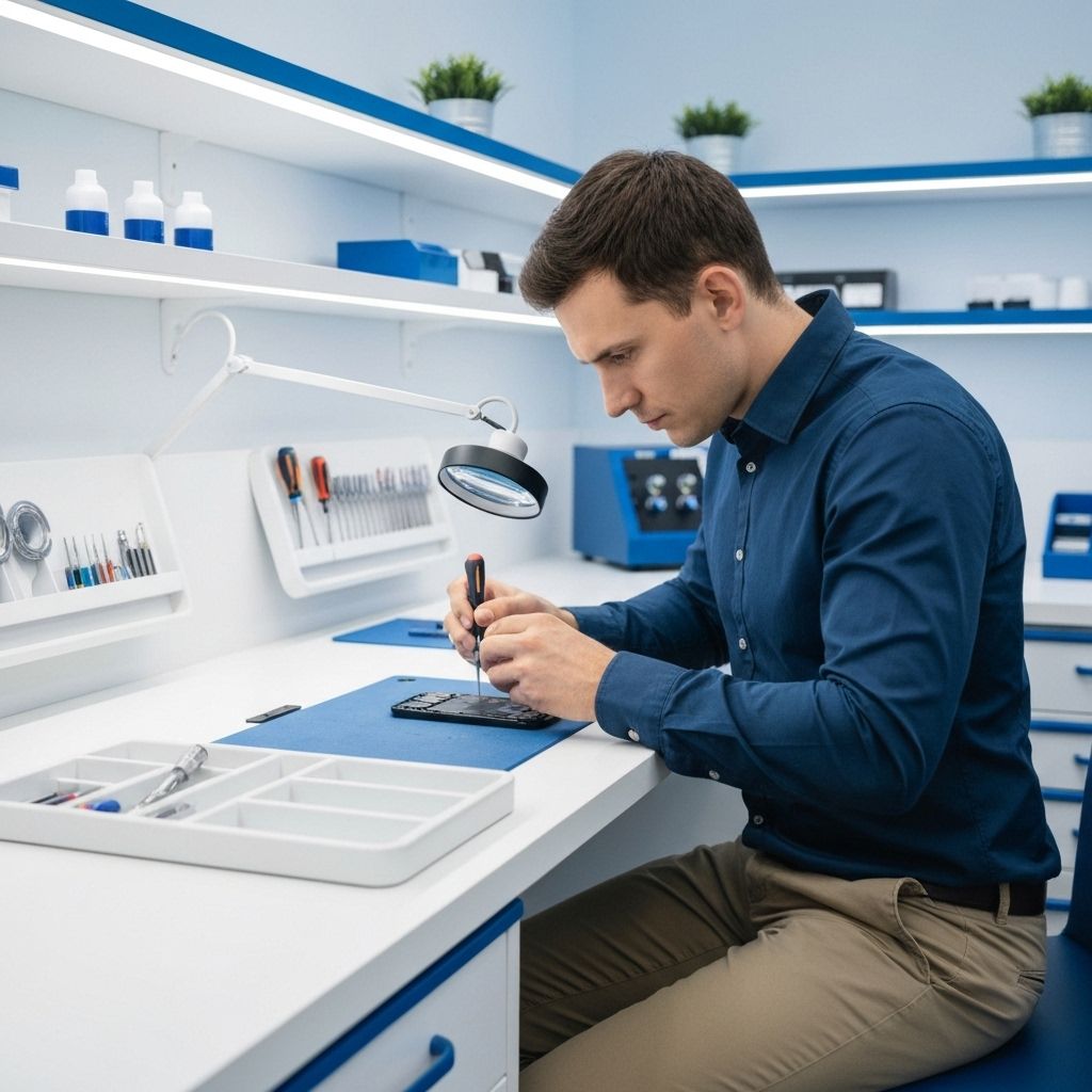 Professional repair technician